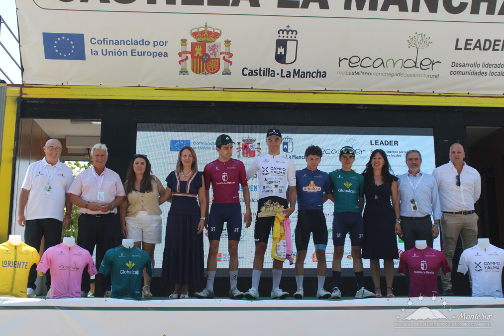 Almadén acoge la llegada de la tercera etapa masculina de la II Vuelta Ciclista Castilla-La Mancha LEADER