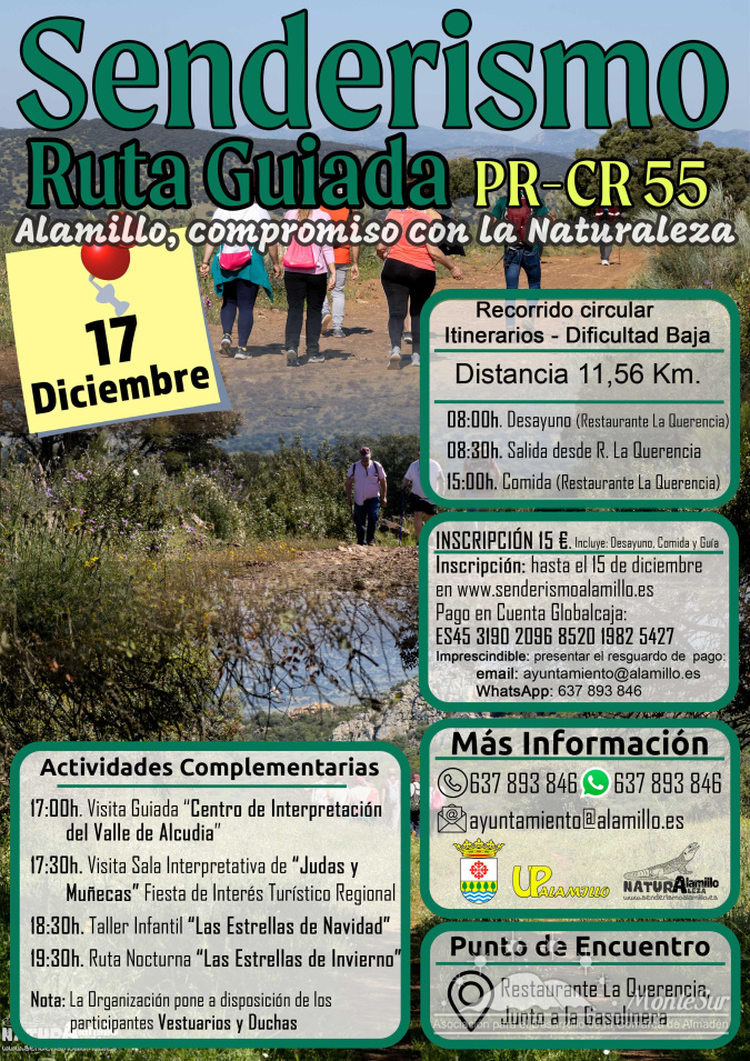 Ruta de Senderismo guiada en Alamillo