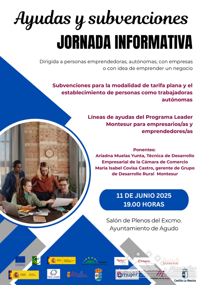  Nueva sesión de Jornada Informativa sobre Ayudas y subvenciones