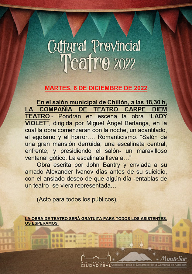 Obra de teatro en Chillón: 'Lady Violet'