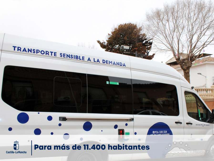 El programa de Transporte Sensible a la Demanda del Gobierno de C-LM llegará en verano a la comarca de Almadén