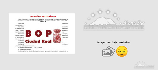 Anuncio de licitación